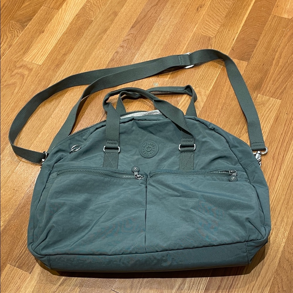Kipling Green Small Duffel Bag